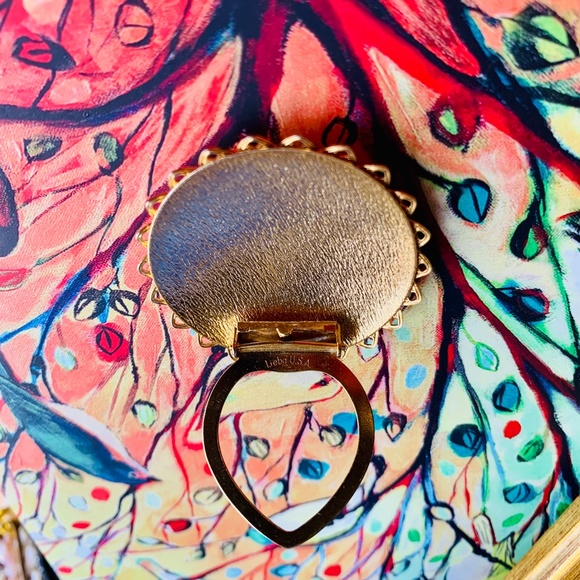 Vintage 80's Lieba USA Gold tone Scarf Clip - Filagree Scarf Clip - MINT NWOT - Picture 3 of 3